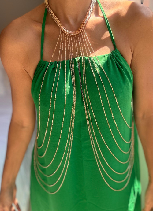 Collar body chain.