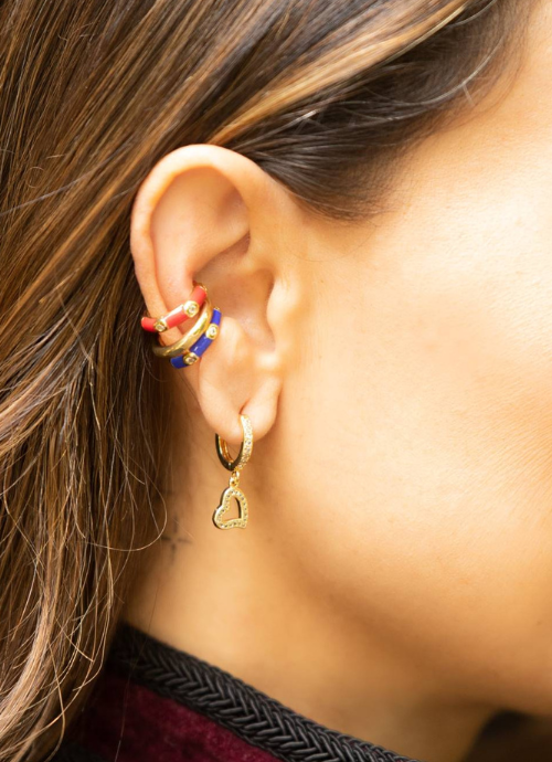 Earcuff de colores.