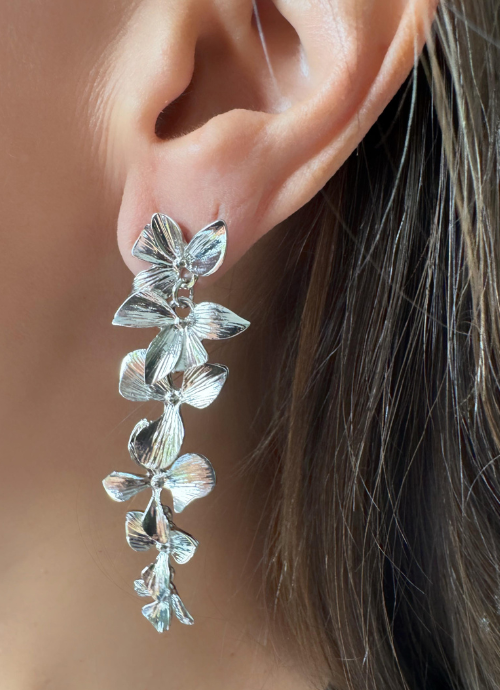 aretes flores